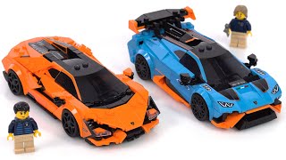 LEGO Speed Champions Lamborghini Revuelto Huracan STO review!  #NotSponsored 77238