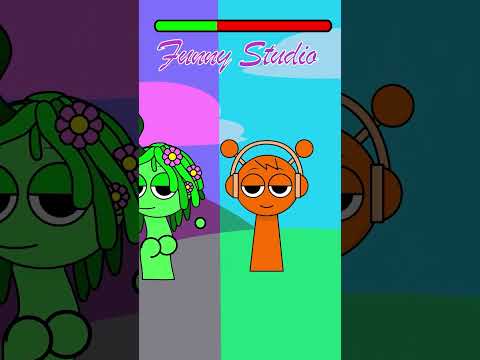 Dance battle APT vs DuDiDam Pinki Wenda vs Oren Sprunki incredibox #sprunki #animation