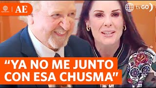 Carlos Villagrán se negó a comentar sobre la serie ‘Chespirito’ | América Espectáculos (HOY)