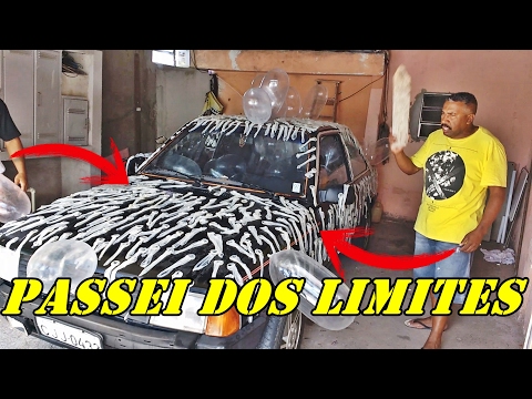 COLEI 1000 CAMISINHAS NO CARRO NOVO DO meu PAI TROLLAGEM DE ANIVERSÁRIO
