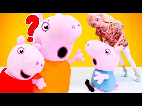 Peppa Wutz Spielzeug Video. Schorsch ist verschwunden. Video für Kinder auf Deutsch