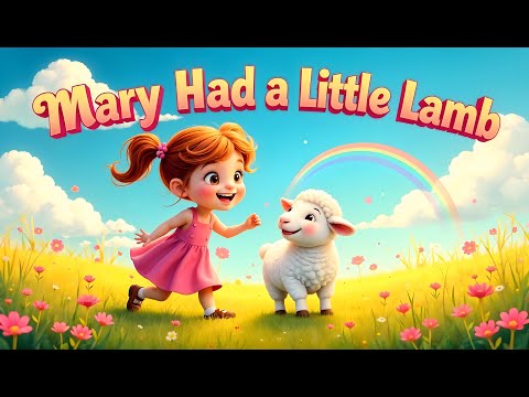 Mary Had A Little Lamb Nursery Rhyme With Lyrics - Cartoon Animation Rhymes & Songs for Children