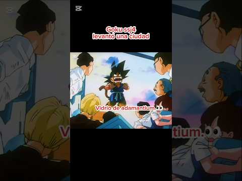 Goku levanto una ciudad #goku #dragoball #drangonballz #dragonballz