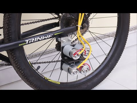 How to Make Electric Bike with 4 Motors 775
