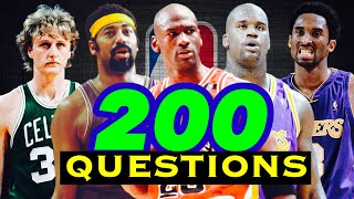 Answering Questions about NBA History for 3 Hours