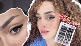 EVDE UCUZA FOX EYE EFEKTLİ KİRPİK YAPALIM❤️