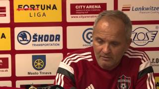 Tlačovka po štvrťfinále Slovnaft Cup-u Spartak Trnava - Senica 1:2 (1:1)