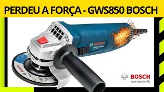 ESMERILHADEIRA BOSCH - SEM FORÇA E ESQUENTANDO | COMO RESOLVER? (Leia a descrição)