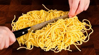 Una familia italiana me enseñó este truco. ¡Es la única manera de cocinar pasta!
