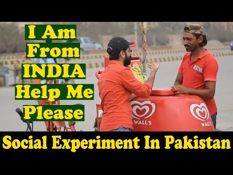 I Am From India | Indian Guy Asking Help From Pakistani People | Social Experiment In Pakistan |