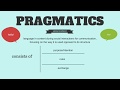 Pragmatics and Language Components