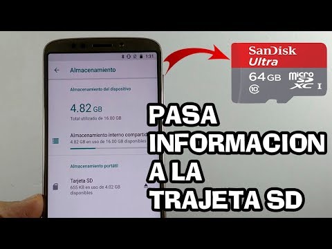 (SPANISH) MOTO E5 PLUS  Mover O Transferir Archivos Y Aplicaciones  A La Micro SD 📲 📲