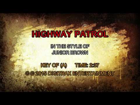 Junior Brown – Highway Patrol (Backing Track)