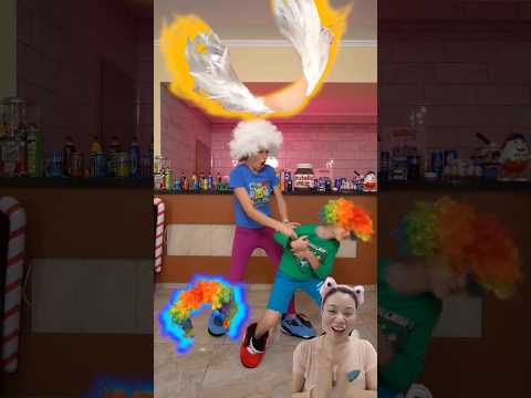 Trend tóc màu nhảy độc đáo và cái kết #funny #shortvideo #haihuoc