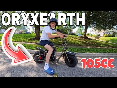 28 MPH Under $400 Oryxearth 105 CC Mini Bike Is Legit!!
