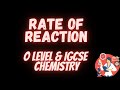 Chemical Reaction Rates and Catalysts