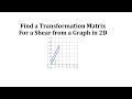 Understanding Transformation Matrices and Shear