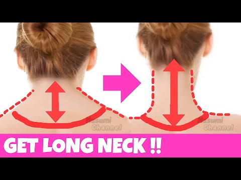 LONG NECK EXERCISE!! Get Slim & Long Neck, Shoulders | Fix Fat Short Neck, Get Beautiful Neck, Back
