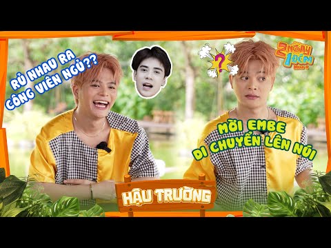Nghi vấn RHYDER rủ Quang Hùng MasterD ra công viên ngủ, embe mơ hồ với từ điển genZ|BTS 2 Ngày 1 Đêm