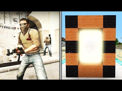 MİNECRAFT'TA CS:GO DÜNYASI PORTALI !