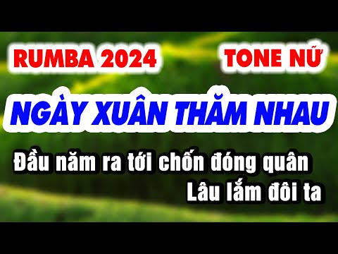 Karaoke Ngày Xuân Thăm Nhau Tone Nữ – Karaoke Organ 2024