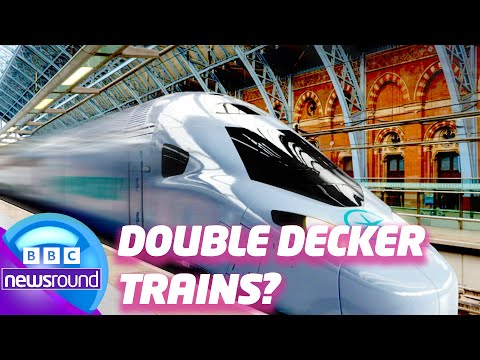 YouTube video thumbnail: Huge Double Decker Trains Through Channel Tunnel