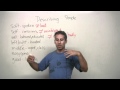 Understanding Descriptive Language and Opposites