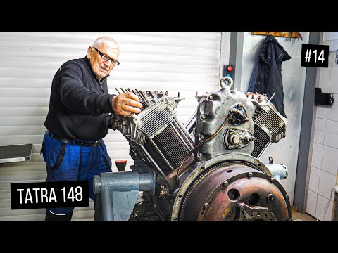 TATRA 148 - RENOVACE | ODBORNÍK SEŘIZUJE VŮLI MEZI HLAVAMI A PÍSTY | 14.DÍL