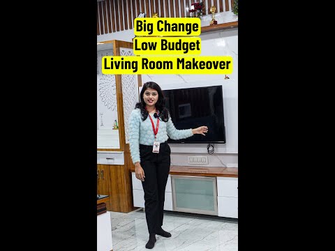 Customized Living Room Design on Low Budget | Before & After Makeover