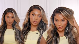  Easy-wear 3-steps 13x6 Lace Frontal Wig With V-shaped Sideburn | Good For Beginners| ARABELLA HAIR
