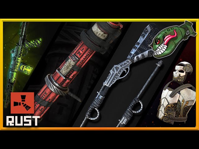 Rust Top Skins | Atomic M39, TNT Launcher, Lightweight Bolt, Gilded HQM, Ancient Amber #155