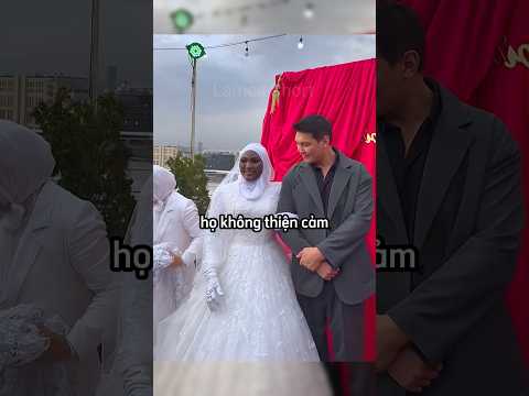 Mọi người cười nhạo chú rễ và cô dâu trong đám cưới #shorts