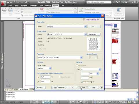 AutoCAD 2010 Demo: PDF Output - YouTube