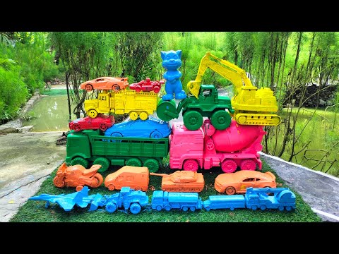 Mobil Mobilan Oleng Mencari Mobil Balap, Tank Baja, Bus Telolet, Excavator, Motor Balap Part 12