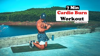7 Minute Cardio Burn Workout At Home#gym #fitness #workout