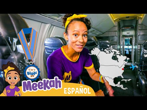 La aventura en el aire y el mar de Meekah | 💜¡Hola Meekah!💜Amigos de Blippi | Videos educativos