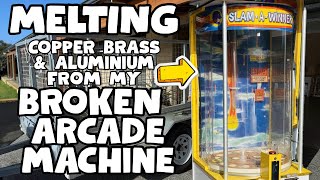 Busted Arcade Machine Bars & Bronze Kiln Fired Pieces - BigStackD Copper Casting - ASMR Melting