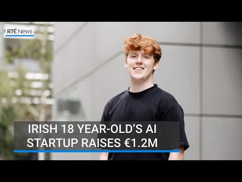 YouTube video thumbnail: Irish 18-Year-old's AI Startup Raises €1.2m
