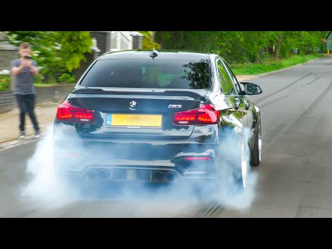 570HP BMW M3 F80 with Catless Downpipes - BURNOUTS And Powerslides!