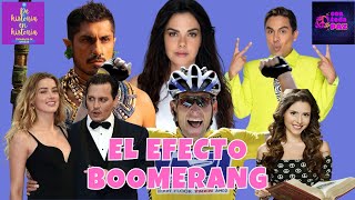 El efecto boomerang en algunos famosos