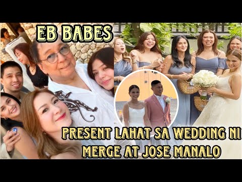 Eb babes Dancer napakasaya sa Wedding ni Jose Manalo ar Mergene Maranan finally reunited s dabarkads