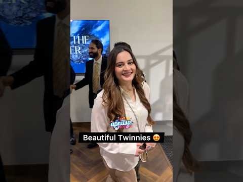 Beautiful Twinnies Aiman Khan & Minal Khan with their husbands Muneeb Butt and Ahsan Mohsin Ikram ✨