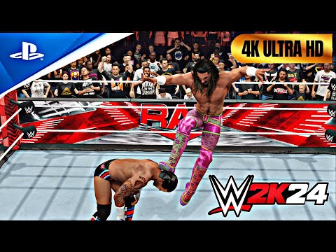 WWE 2K24 🛑 Seth Rollins vs CM Punk | No Holds Barred Match | PS5 [4K60]