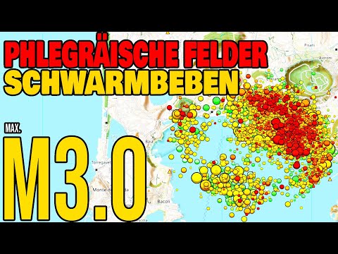 Phlegräische Felder - Aktuell Schwarmbeben - max. M3.0