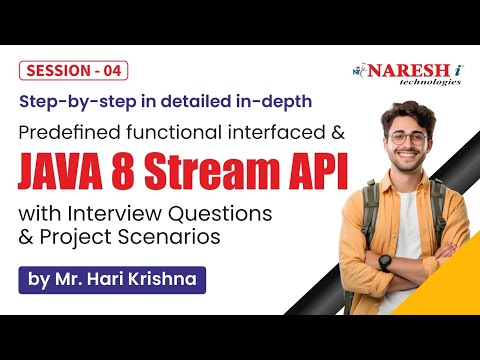 Day-4 | Predefined Functional Interfaces & Stream API | Java 8 Features | Hari Krishna | Naresh IT