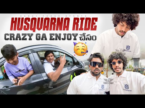 HUSQVARNA RIDE HYDERABD TO NALAMALA FOREST CAMP PART-2 BY KTM LB NAGAR | SASHI YADAV STUNTS