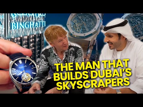 THE MAN WHO BUILDS DUBAI'S SKYSCRAPERS SHOWS US HIS WATCH COLLECTION!