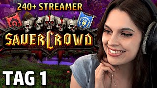 ES GEHT LOS! SAUERCROWD Tag 1 (WoW HC Event) | mienah UNCUT