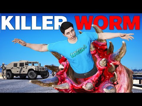 THIS TERRIFYING WORM EATS PLAYERS! | GTA 5 RP