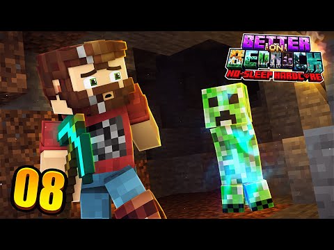 Enchanted Super-Charged Creepers = BAD | Better on Bedrock Hardcore Ep 8 | Minecraft
